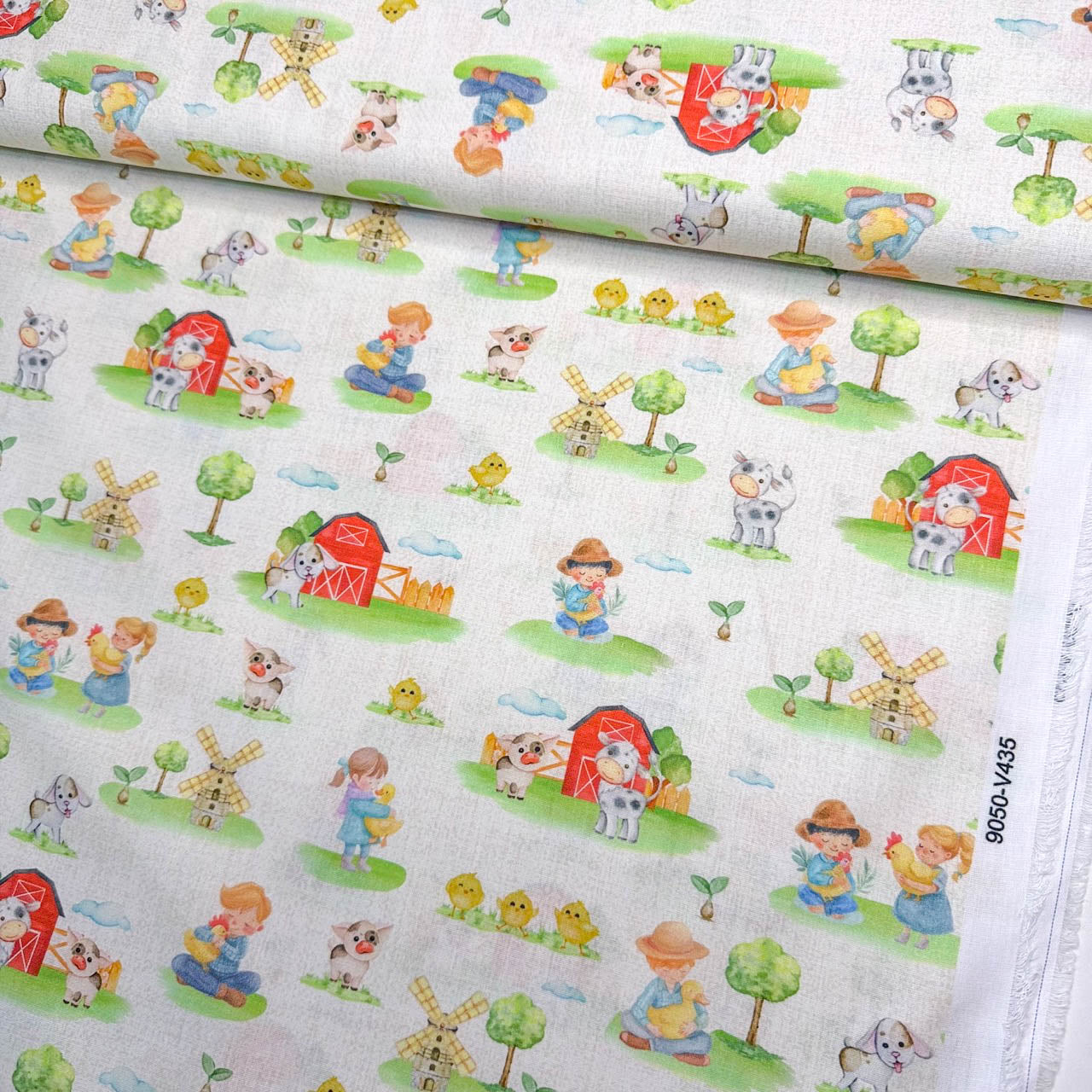 Tricoline Estampado Fazendinha