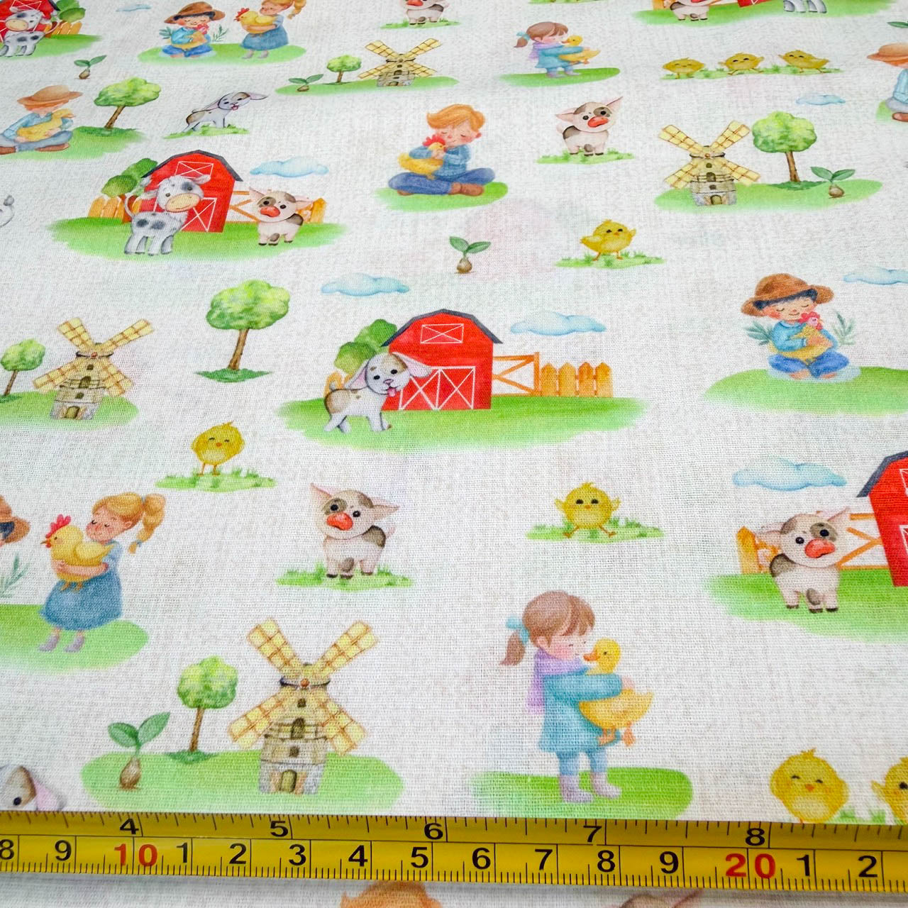 Tricoline Estampado Fazendinha