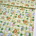 Tricoline Estampado Safari Fundo Verdinho