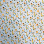 Tricoline Estampado Safari Giraffas e Leões