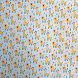 Tricoline Estampado Safari Giraffas e Leões