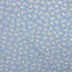 Tricoline Estampado Coleção Borboletas Azul Antigo