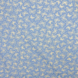 Tricoline Estampado Coleção Borboletas Azul Antigo