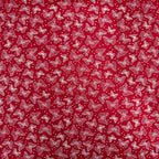 Tricoline Estampado Colecao Borboletas Vermelho