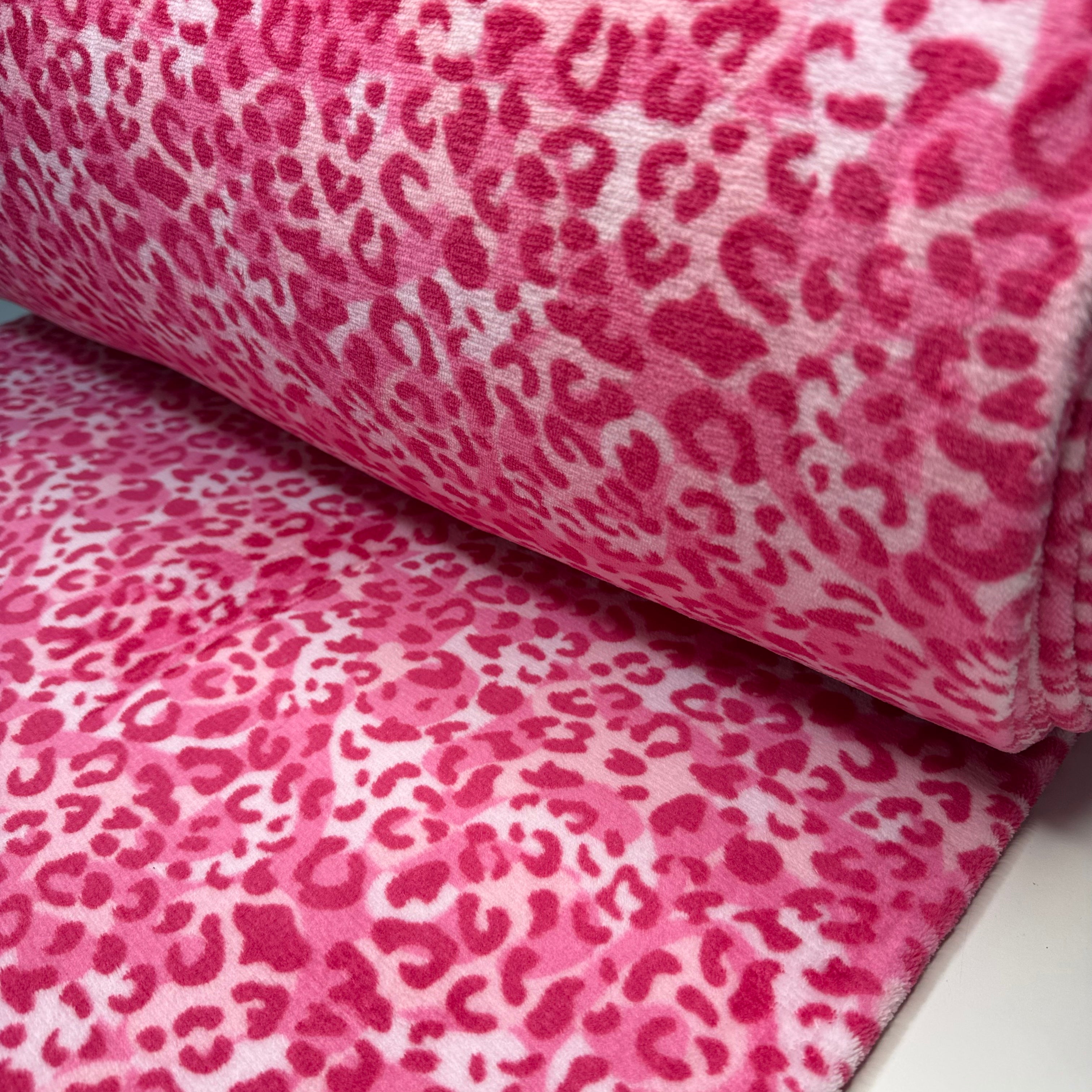 Fleece Ultra Animal Print Rosa