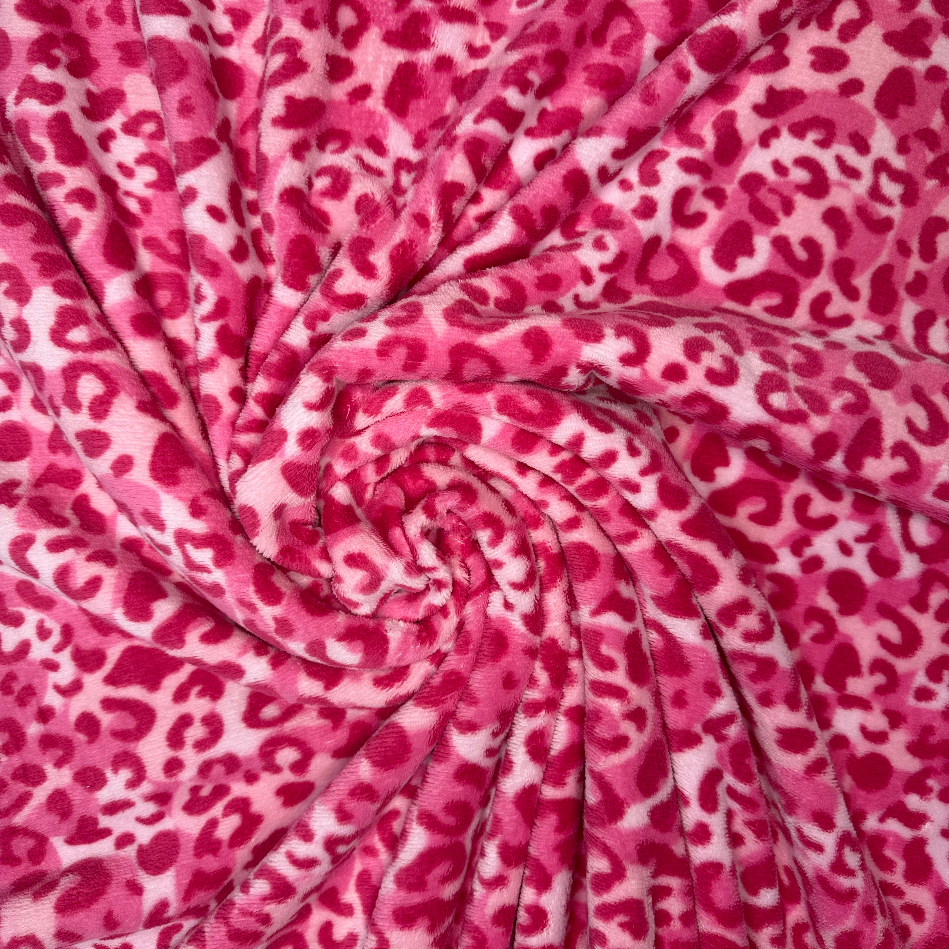 Fleece Ultra Animal Print Rosa