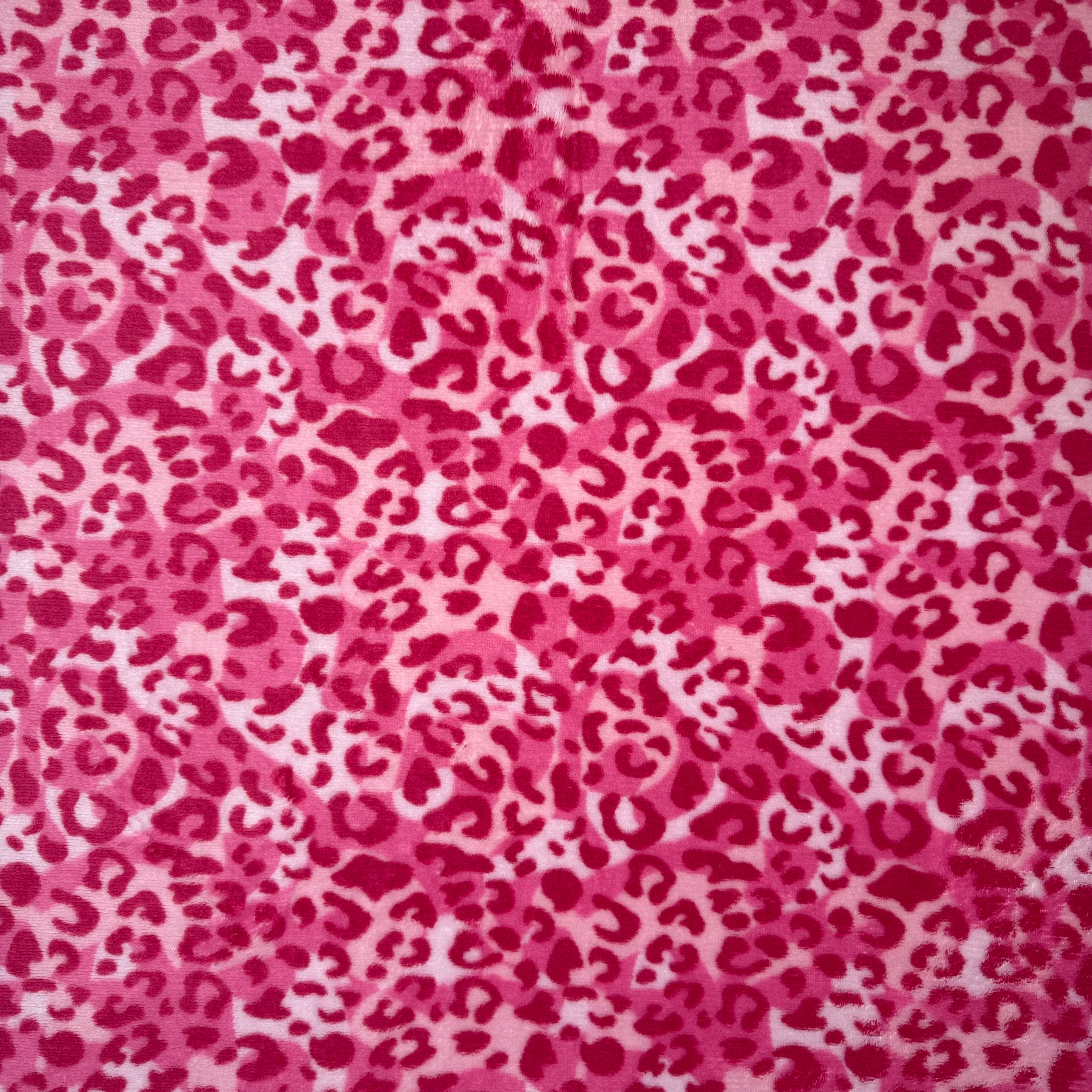 Fleece Ultra Animal Print Rosa