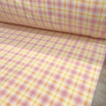 Soft Estampado Xadrez Rosa Amarelinho