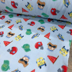 Soft Estampado Dog Malandro Fundo Azul