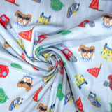 Soft Estampado Dog Malandro Fundo Azul