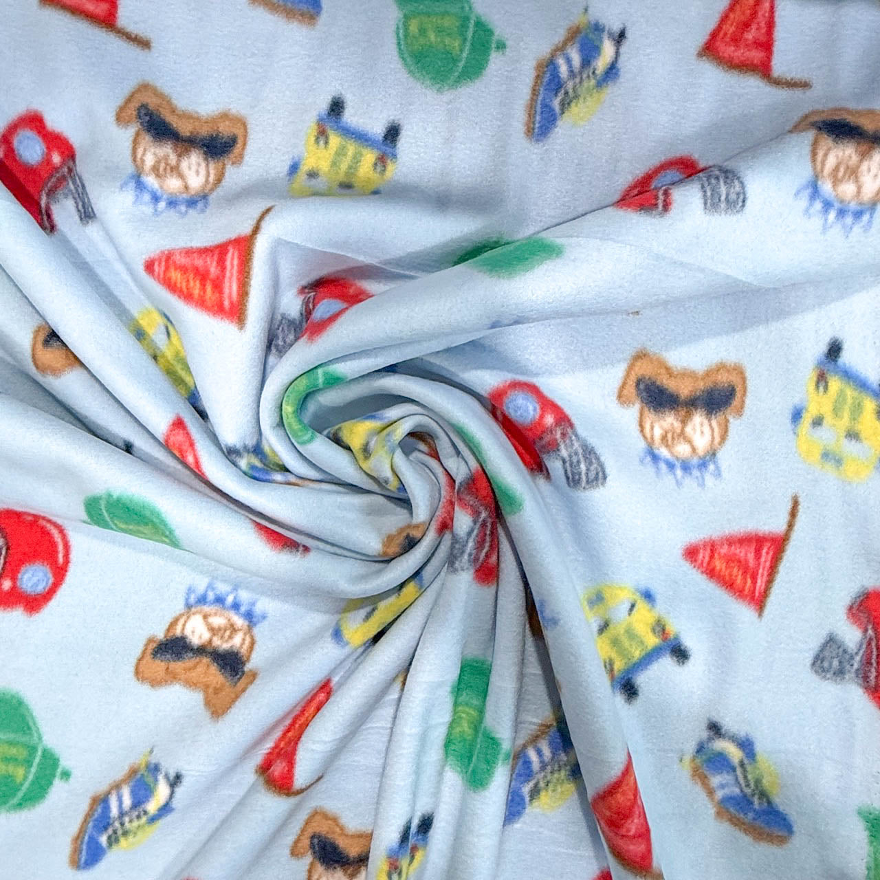 Soft Estampado Dog Malandro Fundo Azul