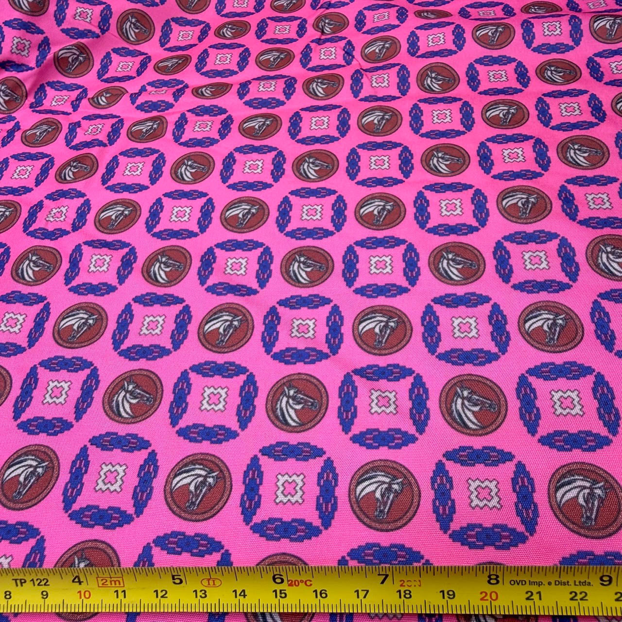 Microtel Estampado Digital Gaúcho Rosa Mês Farroupilha