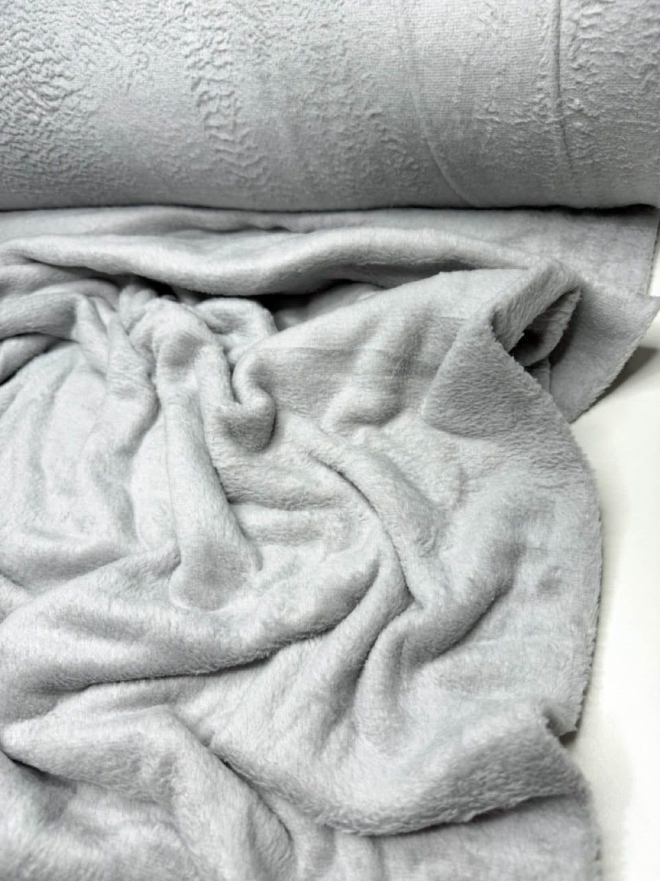 Fleece Térmico Liso Cinza