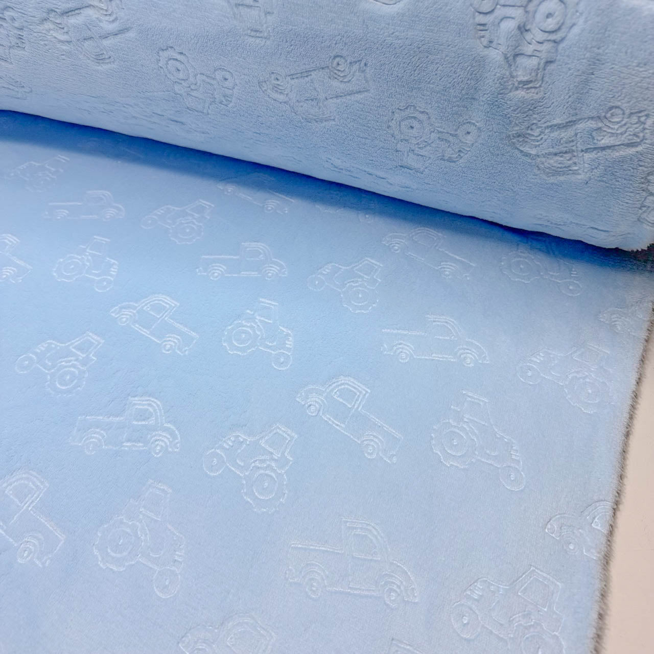 Fleece Sonho Meu Carrinho Azul Clarinho