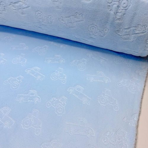 Fleece Sonho Meu Carrinho Azul Clarinho