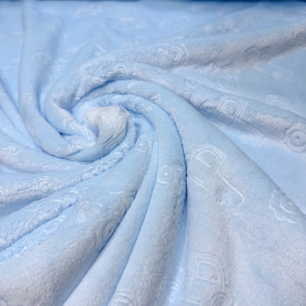 Fleece Sonho Meu Carrinho Azul Clarinho