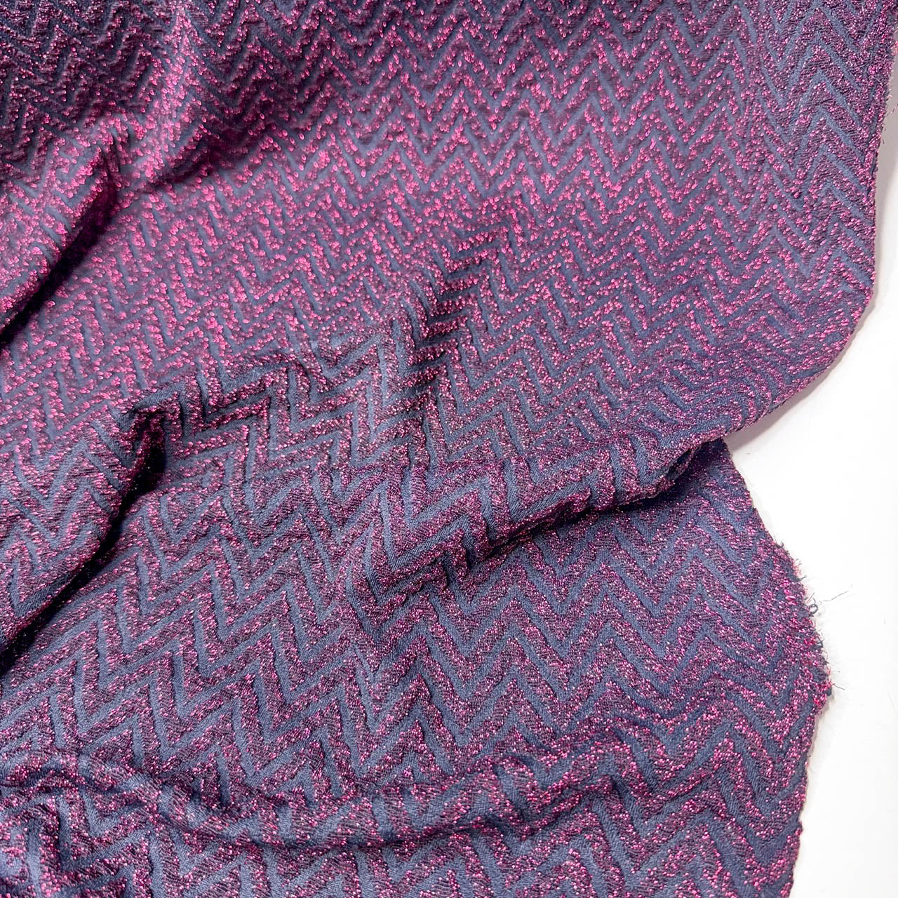 Tecido Malha Missoni Shine Rosa Pink
