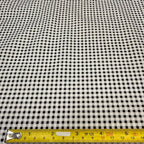 Tricoline Estampado  Xadrez Preto e Branco