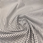 Tricoline Estampado  Xadrez Preto e Branco
