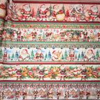 Tricoline Digital Estampado Barrado Natal 1 - 10 barras diferentes