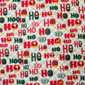 Tricoline Estampado Natal HoHoHo