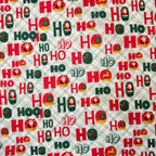 Tricoline Estampado Natal HoHoHo