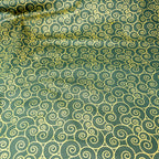 Tricoline Estampado Natal Arabesco Verde