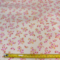 Tricoline Estampado Floral Fundo Creme