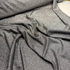 Malha Lurex Preto com Prata