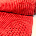 Fleece Canelado Vermelho 2,40m Largura
