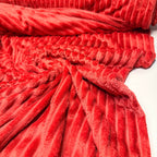 Fleece Canelado Vermelho 2,40m Largura